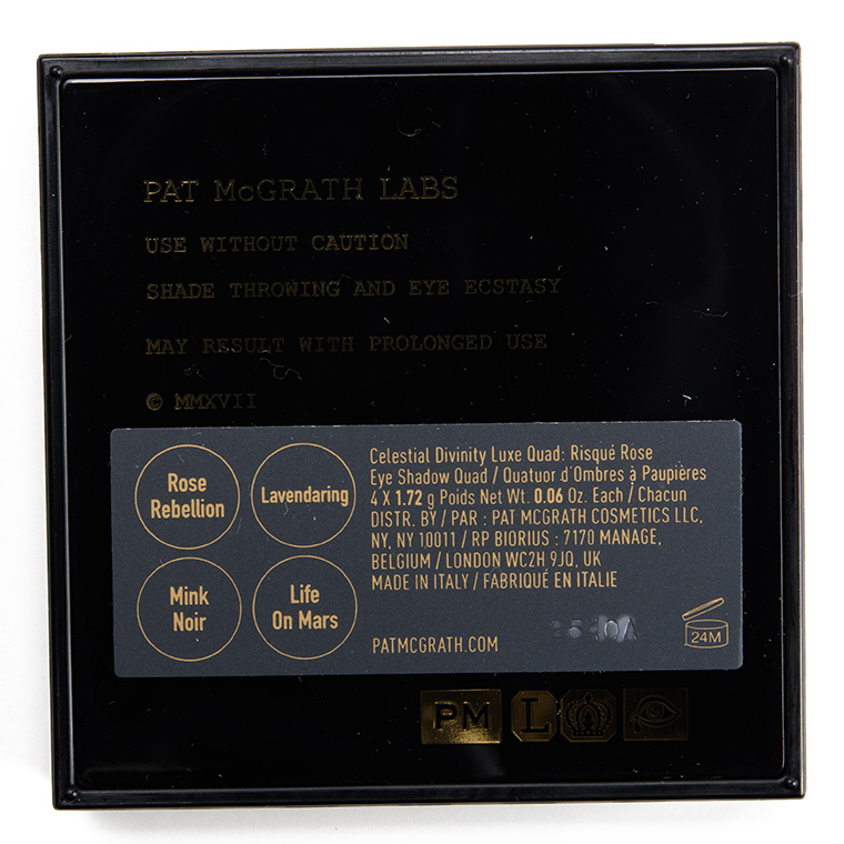 Pat McGrath Risque Rose Celestial Divinity Luxe Eyeshadow Quad