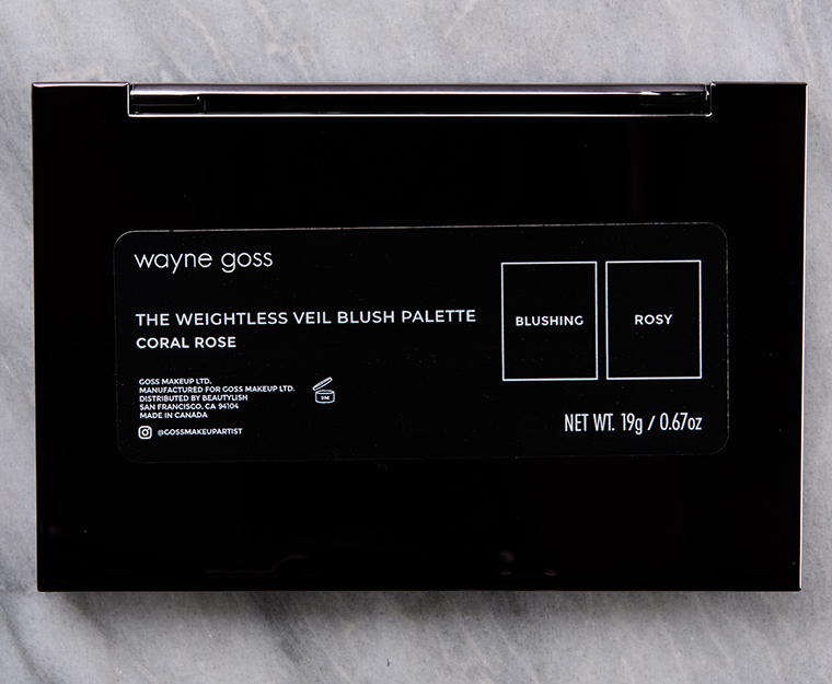 Wayne Goss Coral Rose The Weightless Veil Blush Palette