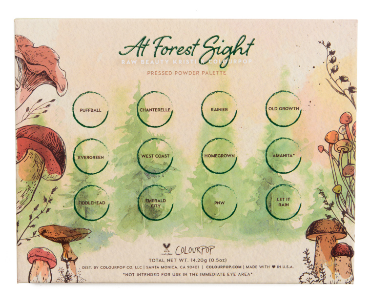 ColourPop At Forest Sight 12-Pan Pressed Powder Shadow Palette