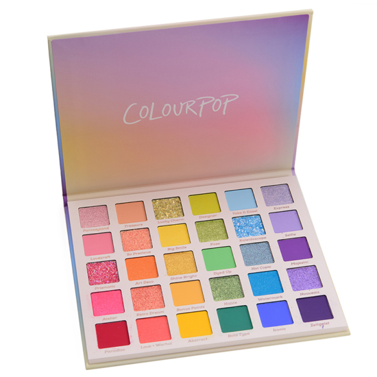 ColourPop 30-Pan Shadow Palette Fade Into Hue