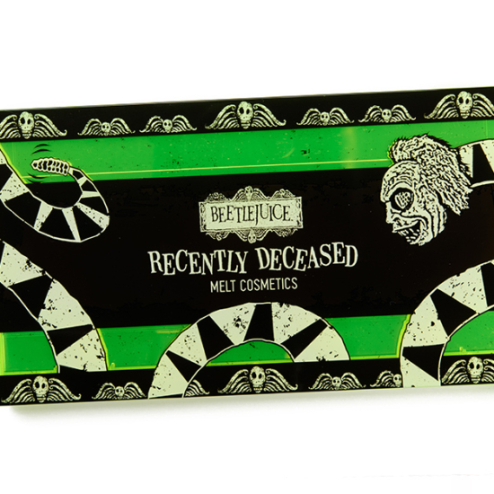 Melt Cosmetics x Beetlejuice Recently Deceased Palette Review & Swatches