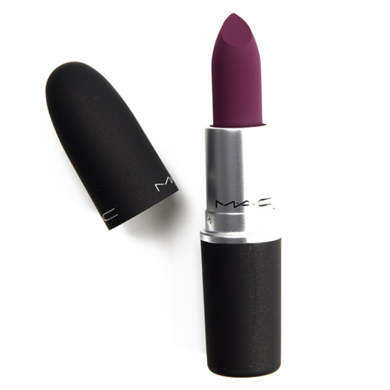 MAC P for Potent Powder Kiss Lipstick