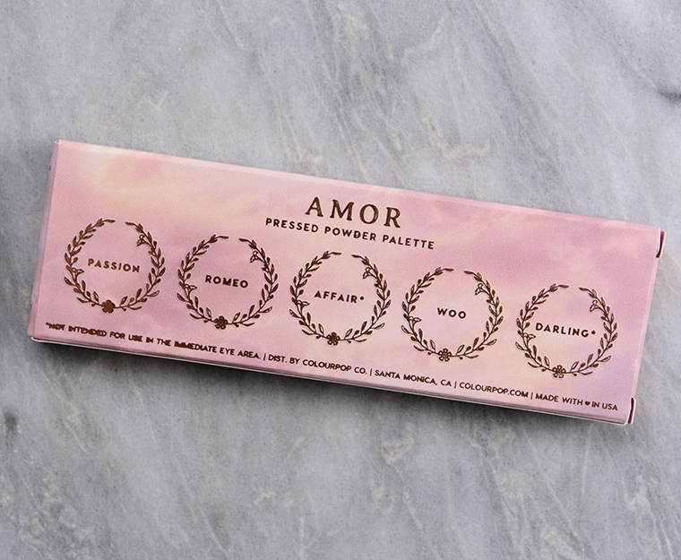 ColourPop Amor 5-Pan Pressed Powder Palette