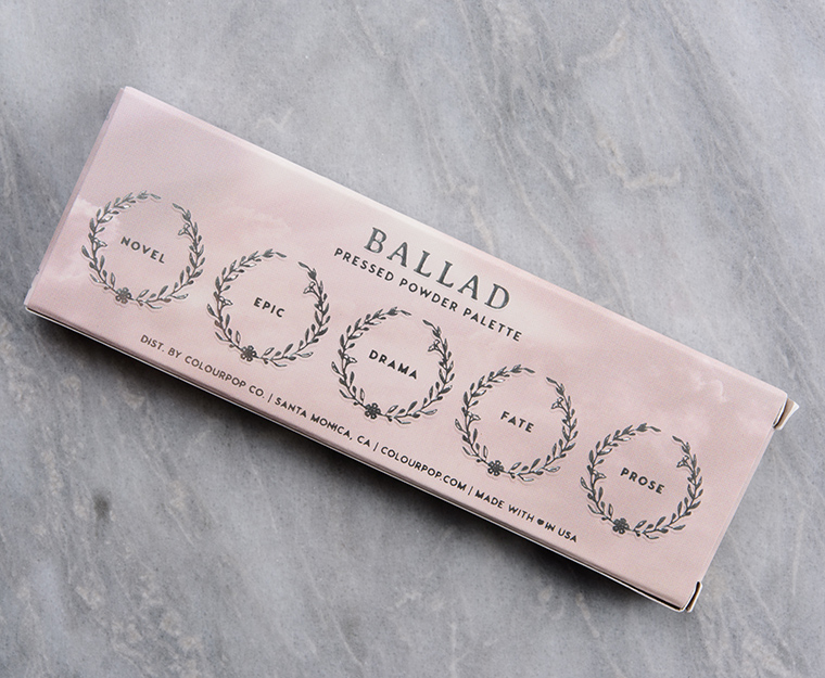 ColourPop Ballad 5-Pan Pressed Powder Palette