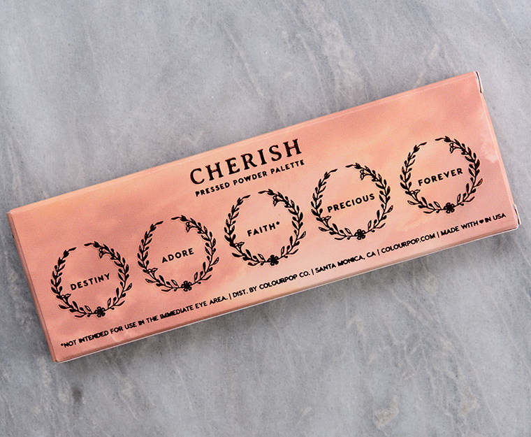 ColourPop Cherish 5-Pan Pressed Powder Palette