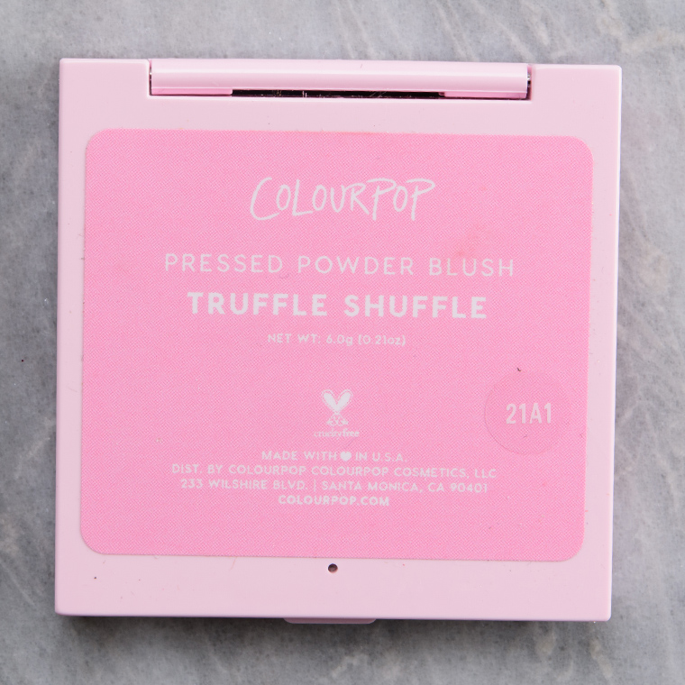 ColourPop Truffle Shuffle Pressed Powder Blush
