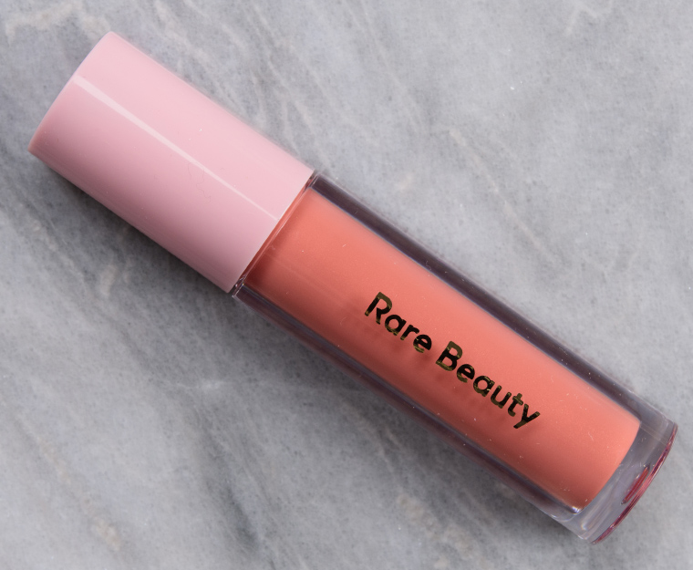 Rare Beauty Nearly Apricot Stay Vulnerable Liquid Eyeshadow