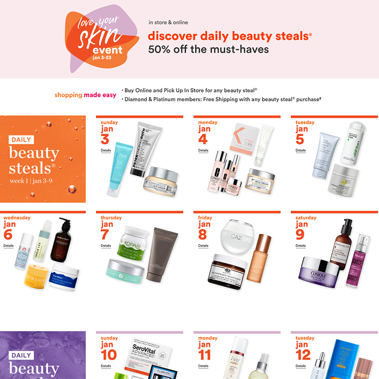 Ulta Love Your Skin Event 2021: 1/3 through 1/23