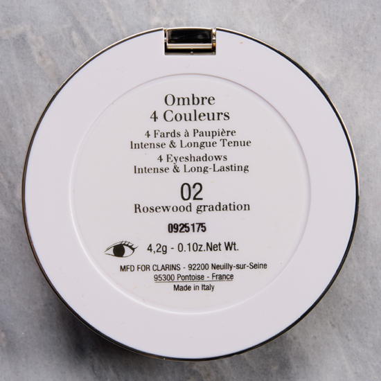 Clarins Rosewood Eyeshadow Quad Review & Swatches