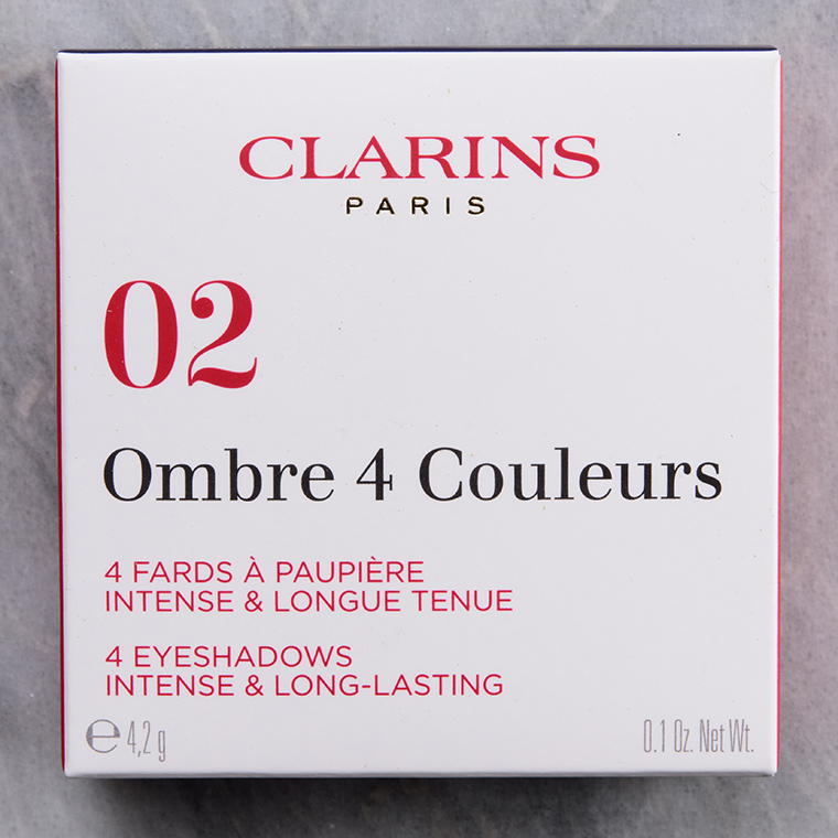 Clarins Rosewood (02) 4-Color Eyeshadow Palette