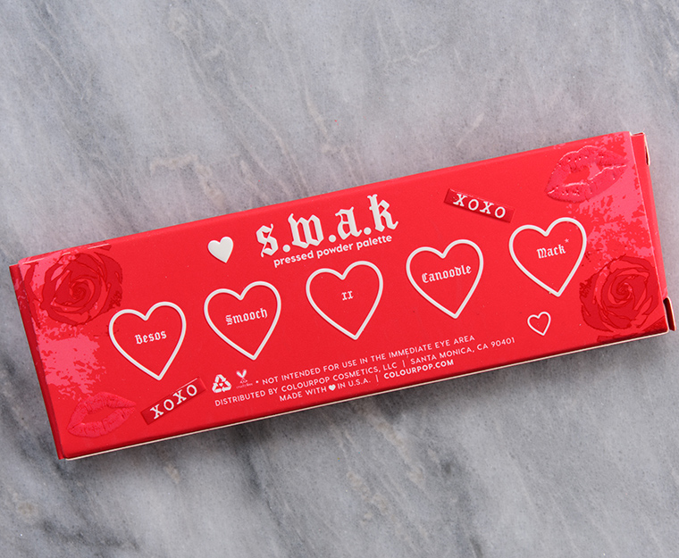 ColourPop SWAK 5-Pan Pressed Powder Palette