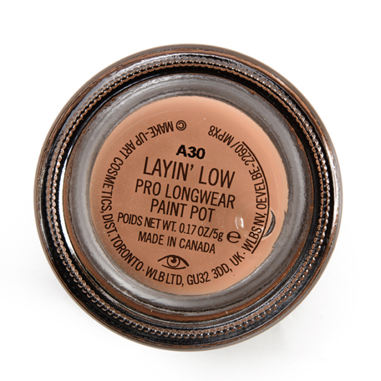 MAC Layin' Low Pro Longwear Paint Pot Review & Swatches
