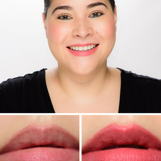 MAC Sheer Outrage Powder Kiss Lipstick Review & Swatches
