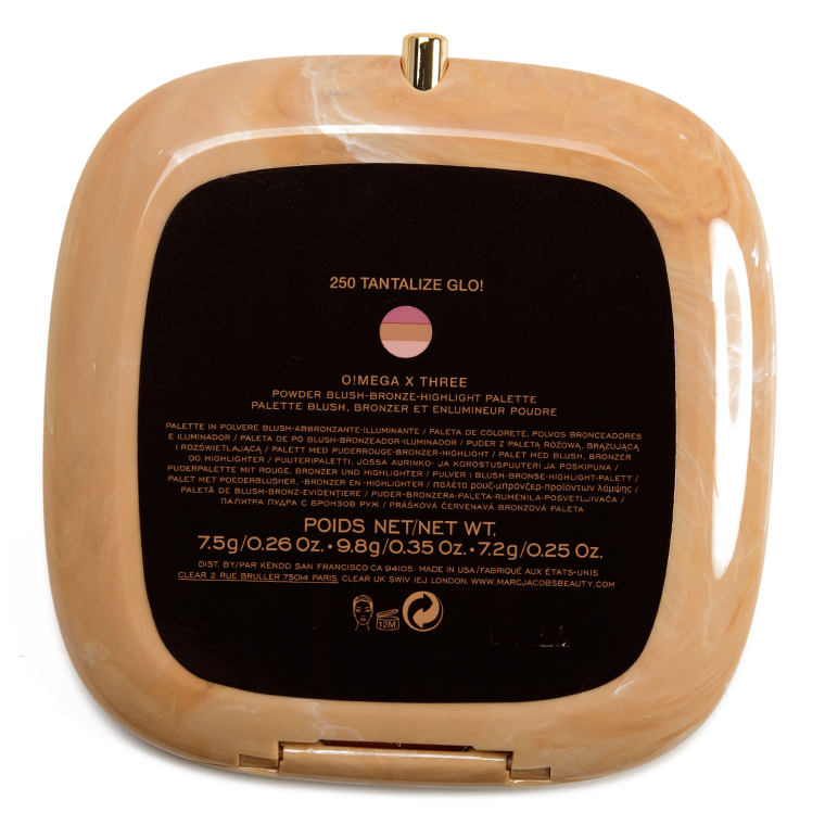 Marc Jacobs Beauty Tantalize Glo O!Mega x Three Powder Blush-Bronze-Highlighter Palette