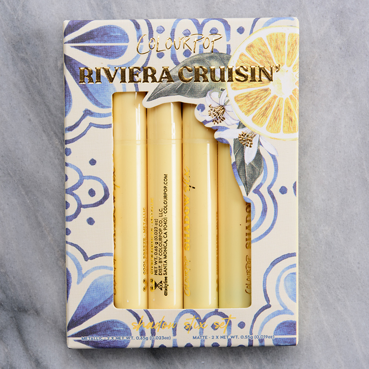 ColourPop Riviera Cruisin' Shadow Stix Set
