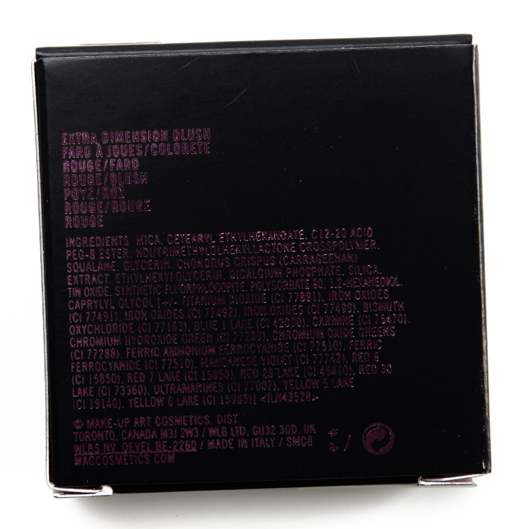 MAC Dilly-Dolly Extra Dimension Blush