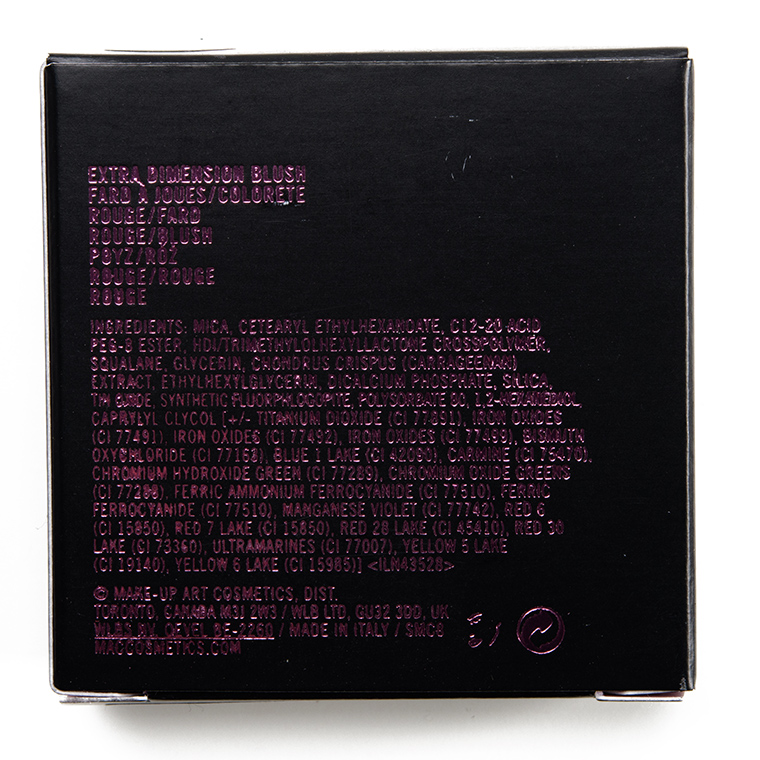MAC Under My Plum Extra Dimension Blush