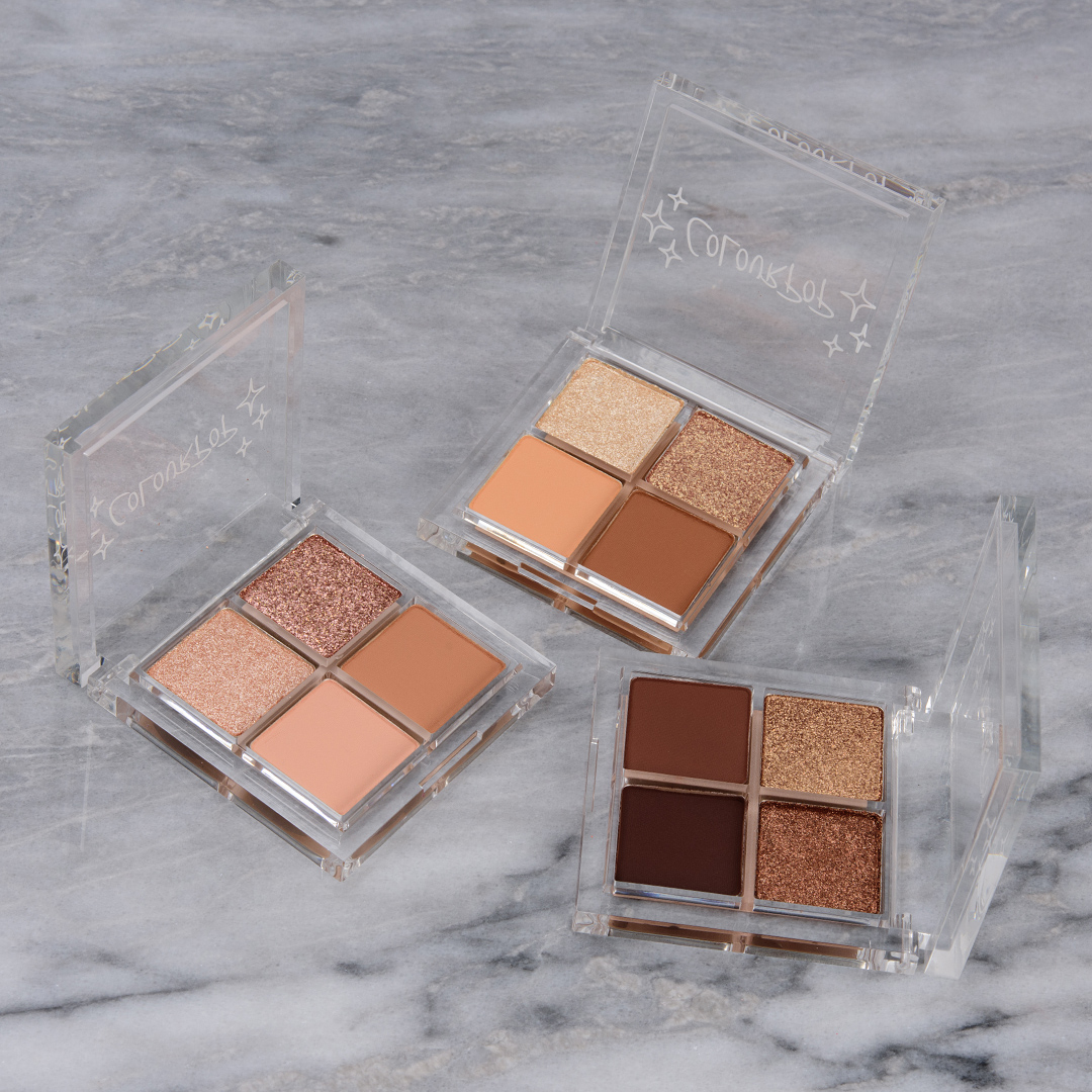 ColourPop Eyeshadow Quad Swatches
