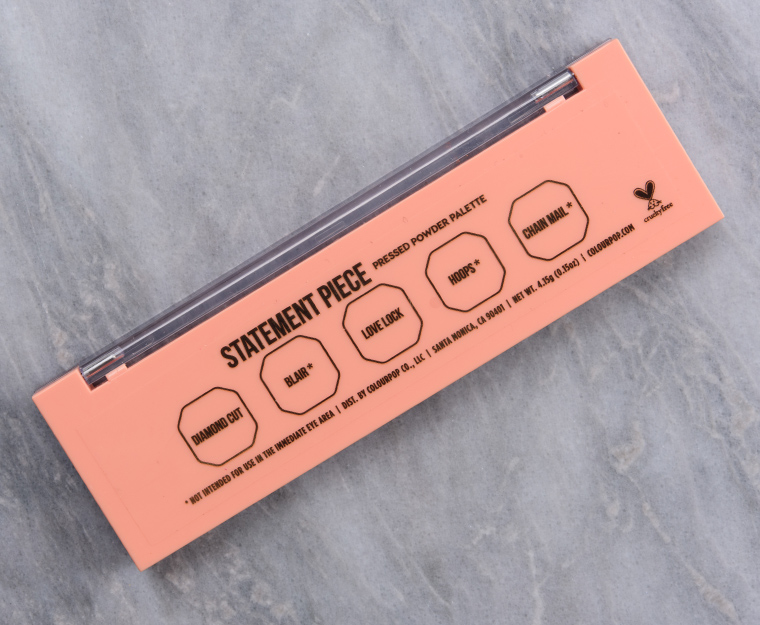ColourPop Statement Piece 5-Pan Pressed Powder Palette