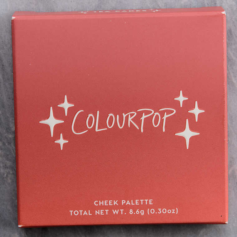 ColourPop Tea Cakes 4-Pan Cheek Palette
