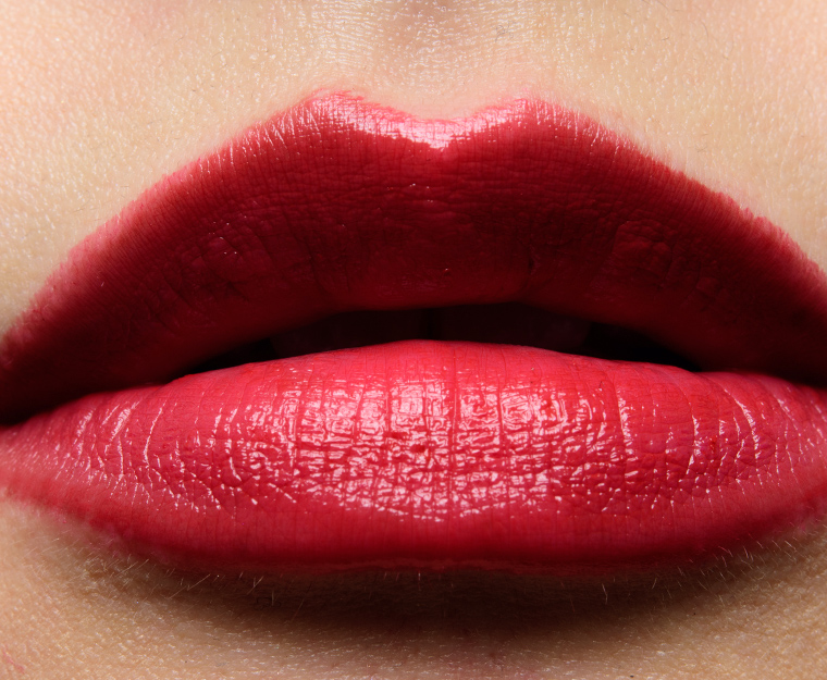Guerlain Corolla Rouge (819) KissKiss Shine Bloom Lipstick Balm