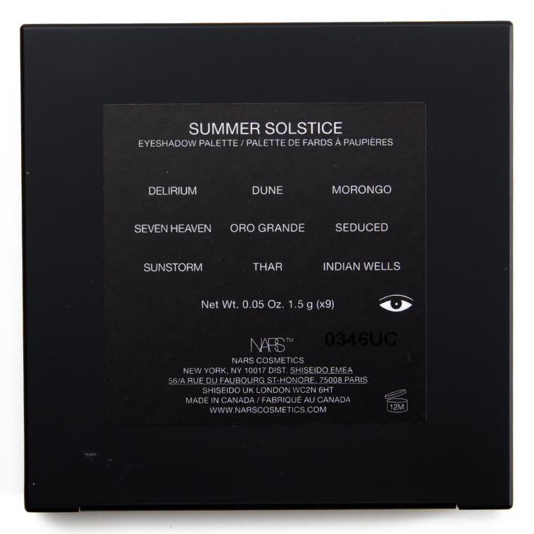 NARS Summer Solstice 9-Pan Eyeshadow Palette
