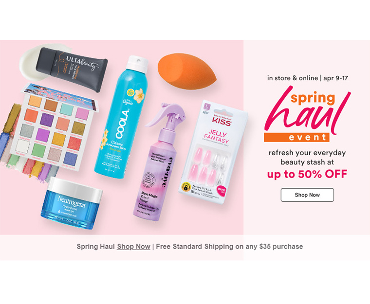 Ulta Spring Haul Event (April 2021): Up to 50% Off!