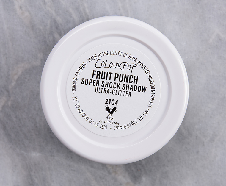ColourPop Fruit Punch Super Shock Shadow