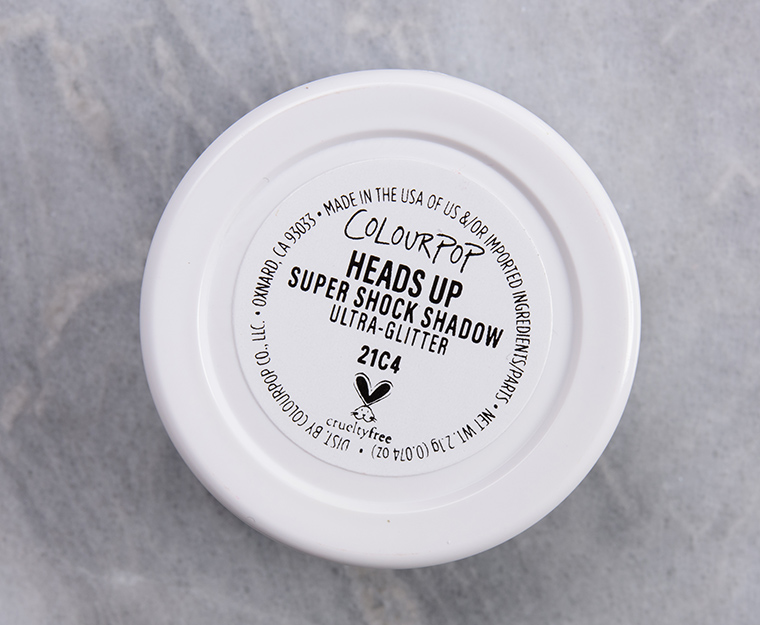 ColourPop Heads Up Super Shock Pressed Pigments