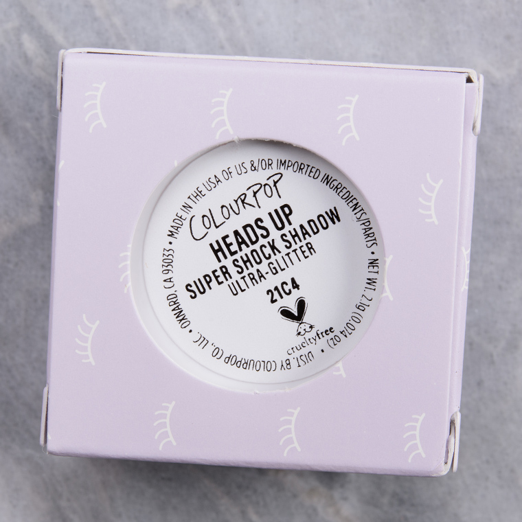ColourPop Heads Up Super Shock Pressed Pigments