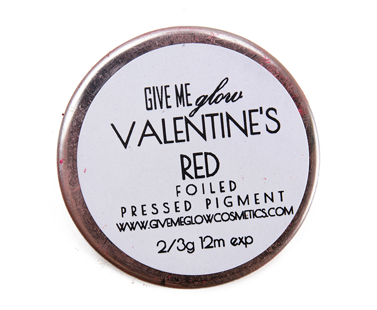 Give Me Glow Valentine's Red Foiled Pressed Pigment