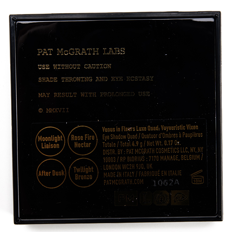 Pat McGrath Voyeuristic Vixen Venus in Fleurs Luxe Quad