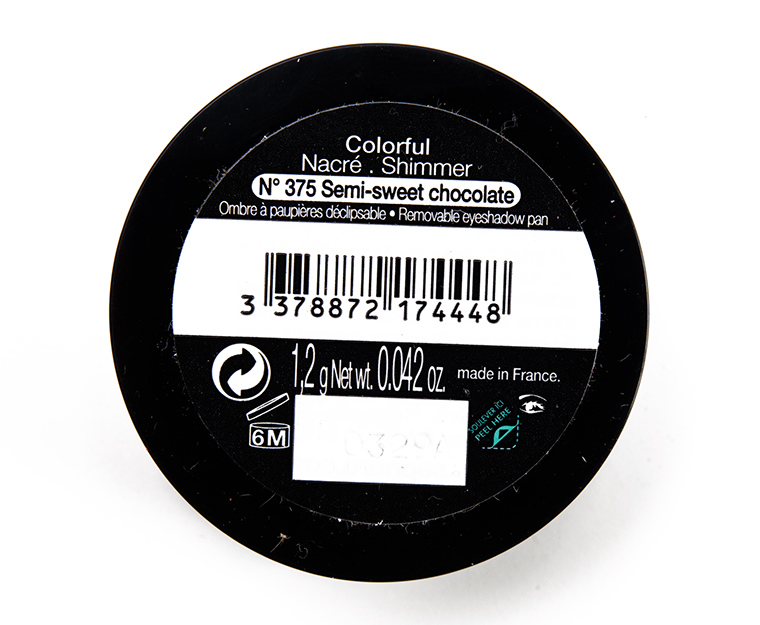 Sephora Semi-Sweet Chocolate (375) Colorful Eyeshadow