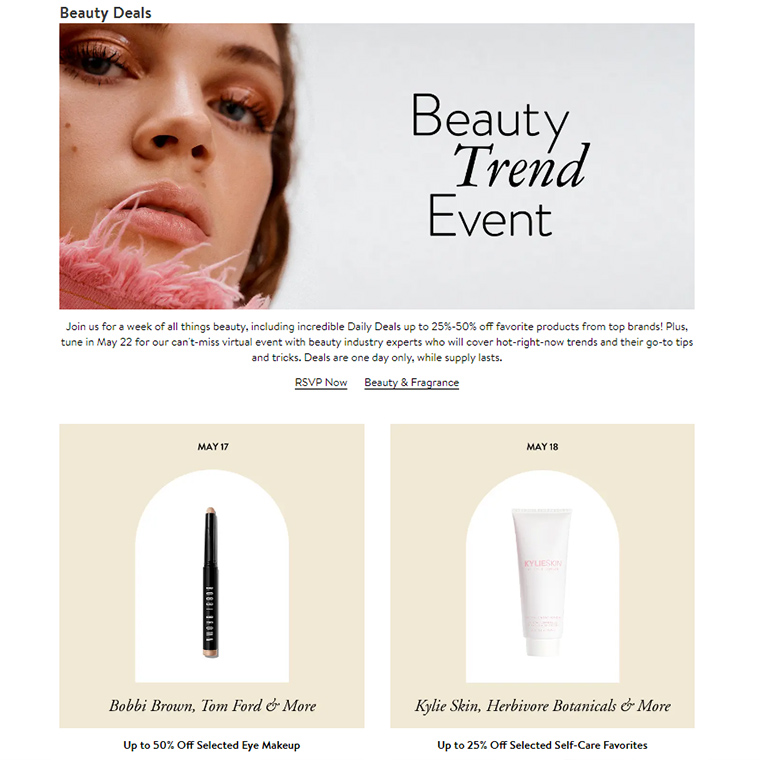 Nordstrom Beauty Trend Event: May 2021