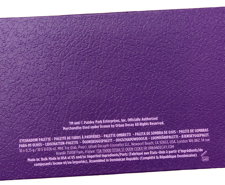 Urban Decay Let's Go Crazy Prince Eyeshadow Palette