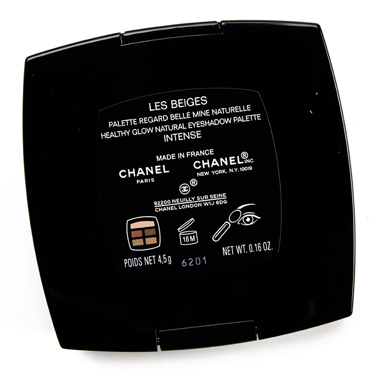 Chanel Intense Les Beiges Healthy Glow Natural Eyeshadow Palette