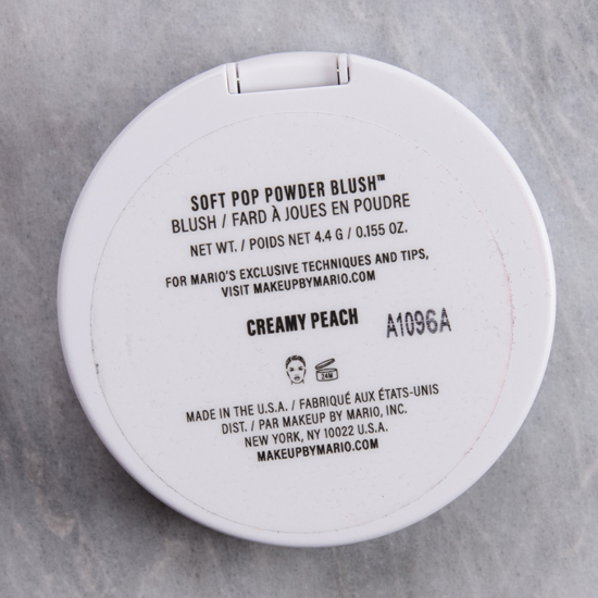 Makeup by Mario Creamy Peach Soft Pop Powder Blush Review & Swatches