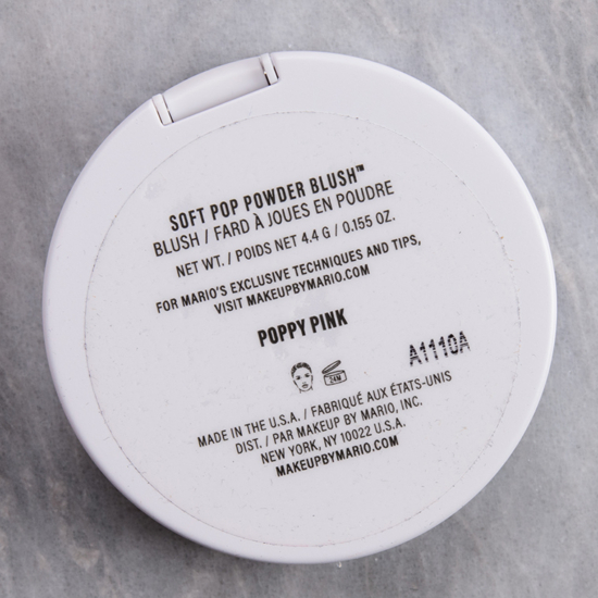 Makeup by Mario Poppy Pink Soft Pop Powder Blush Review & Swatches