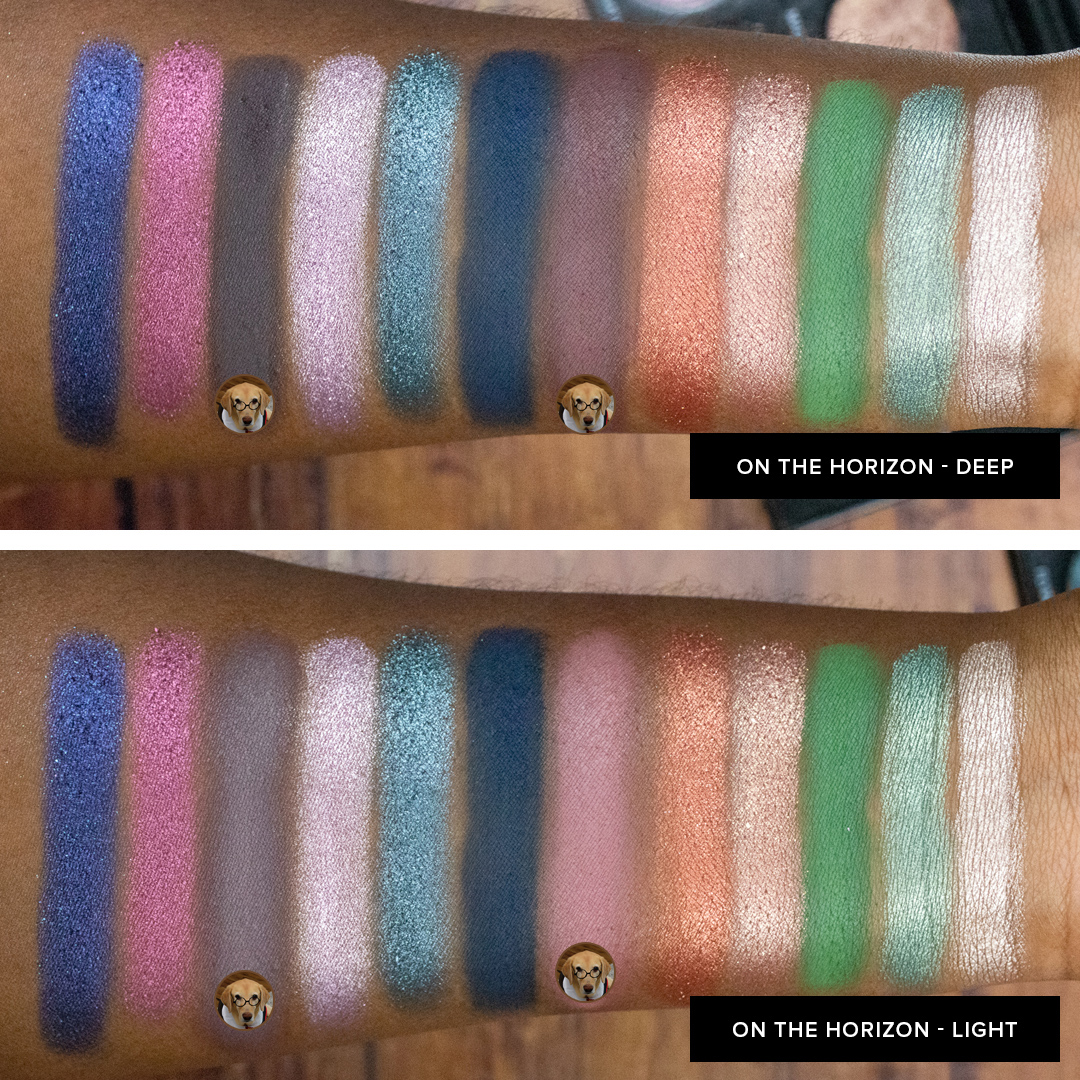 On the Horizon swatched on Day (Fenty 430)