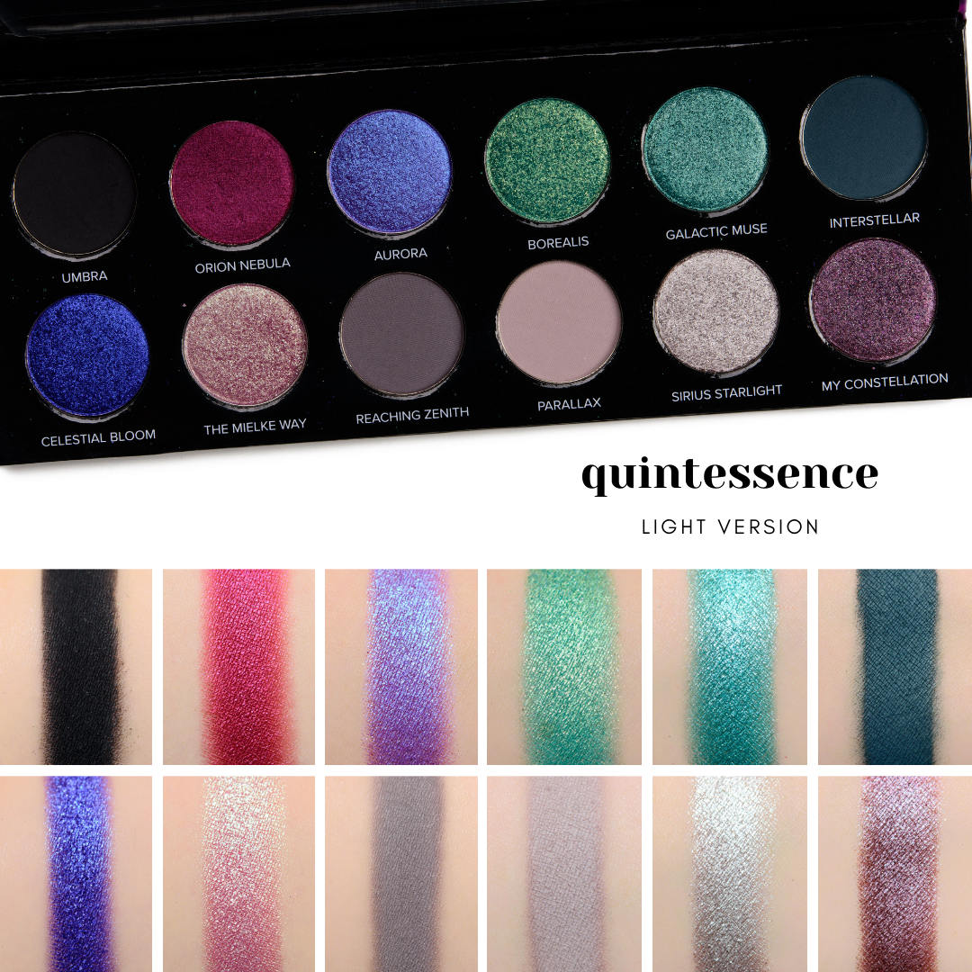 Sydney Grace x Temptalia Quintessence | 16 Color Combinations