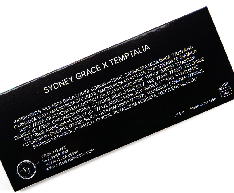 Sydney Grace On the Horizon (Deep) Temptalia Eyeshadow Palette