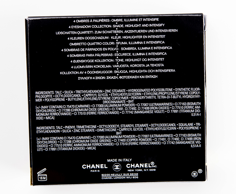 Chanel Douceur et Serenite (378) Les 4 Ombres Multi-Effect Quadra Eyeshadow