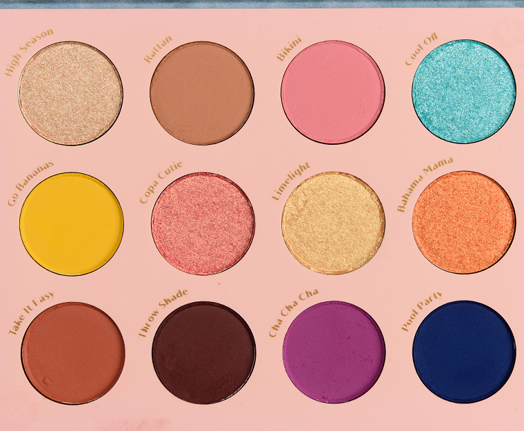 ColourPop Cabana Club 12-Pan Pressed Powder Shadow Palette