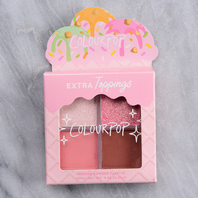 ColourPop Extra Toppings Pressed Powder Shadow Quad