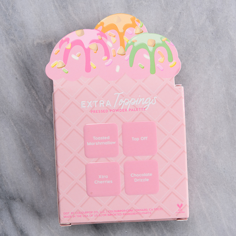 ColourPop Extra Toppings Pressed Powder Shadow Quad