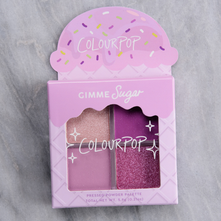 ColourPop Gimme Sugar Pressed Powder Shadow Quad