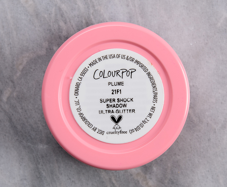 ColourPop Plume Super Shock Shadow