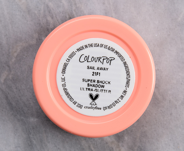 ColourPop Sail Away Super Shock Shadow
