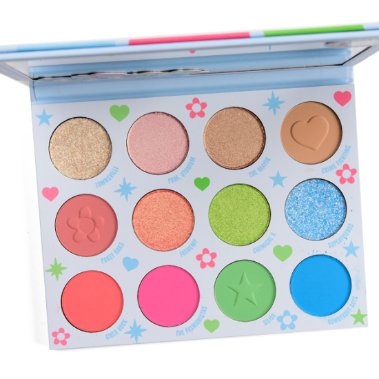 ColourPop Powerpuff Girls 12-Pan Pressed Powder Shadow Palette