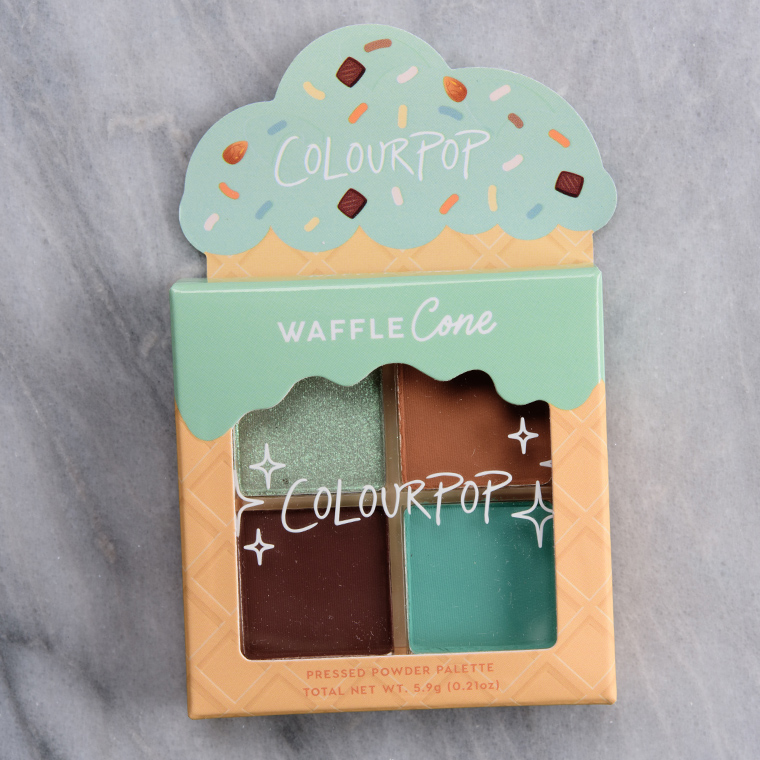 ColourPop Waffle Cone Pressed Powder Shadow Quad